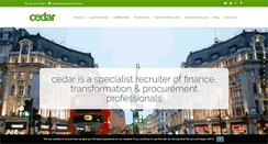Desktop Screenshot of cedarrecruitment.com